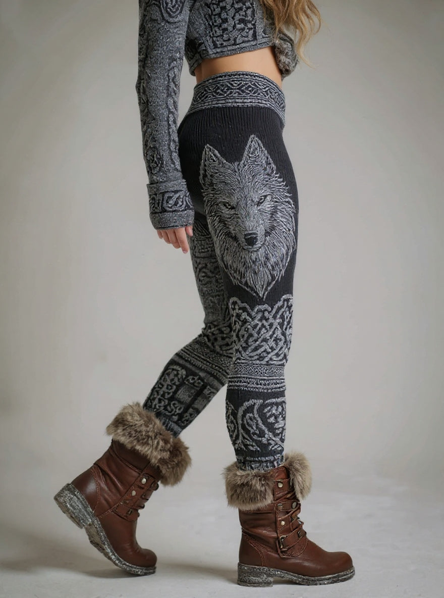 Damen-Wikinger-Leggings-Die größte Schildmaid