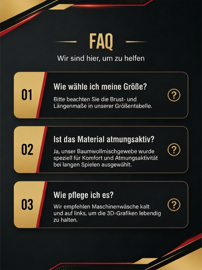 Herren-Fußballfan-T-Shirt aus Deutschland mit V-Ausschnitt und Print