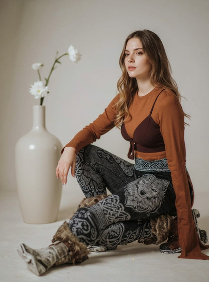 Damen-Wikinger-Leggings-Die größte Schildmaid