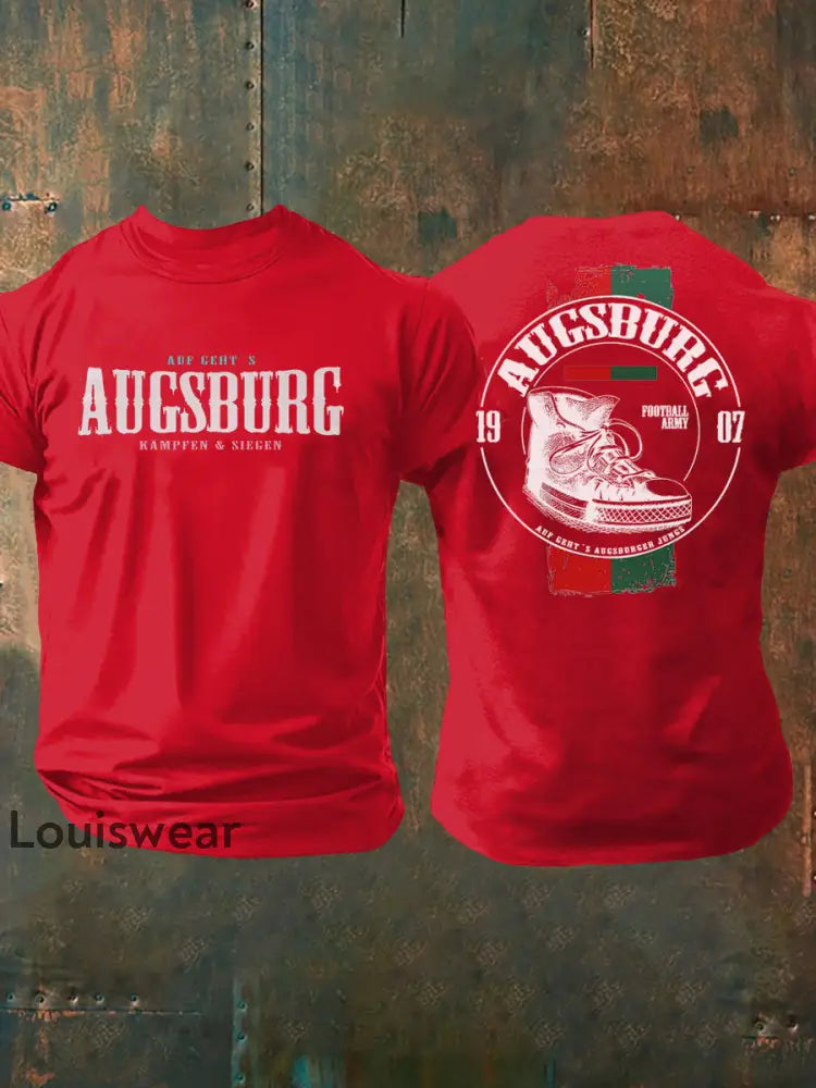 Augsburg-T-Shirt für Männer Rot / S
