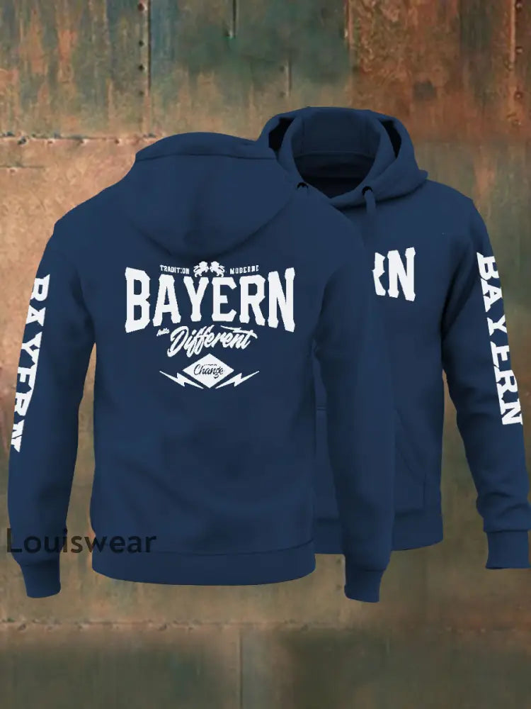 Bayern Hoodie für Herren Blau / S Sweatshirt
