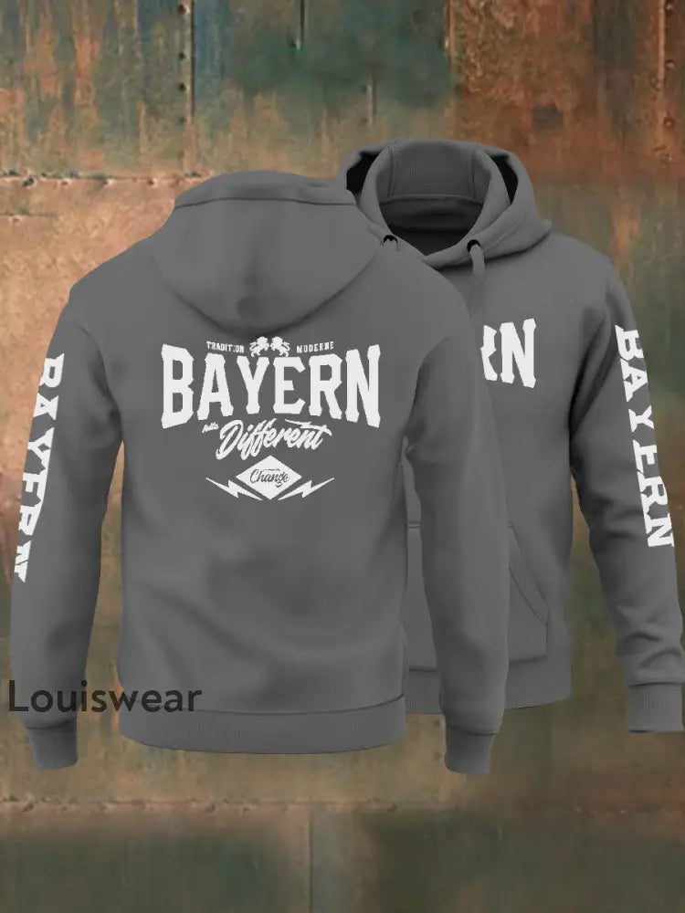 Bayern Hoodie für Herren Grau / S Sweatshirt