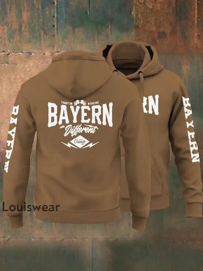 Bayern Hoodie für Herren Khaki / S Sweatshirt