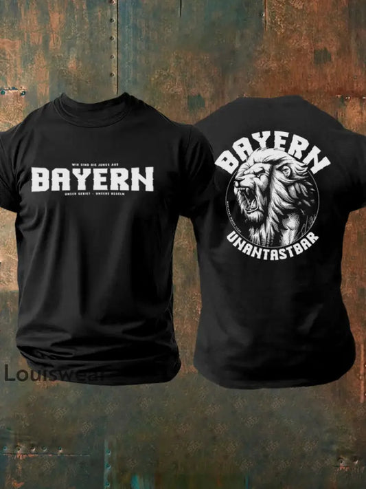 Bayern-T-Shirt für Herren Schwarz / S