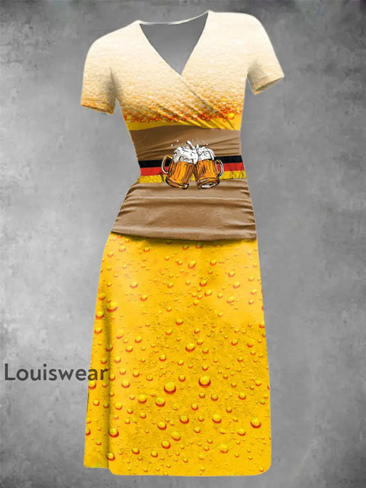 Damen Deutscher Biertag Kleid Wie abgebildet / S