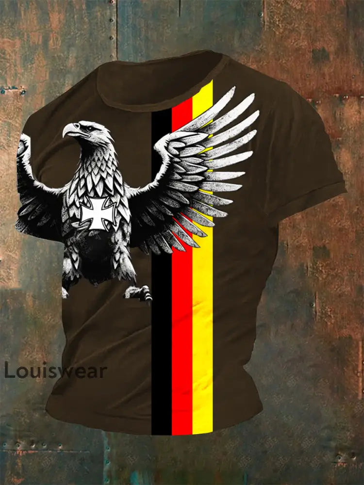 Deutschland T-Shirt für Männer Braun / S