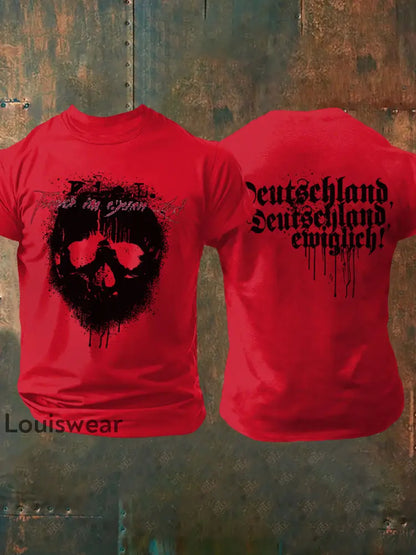 Deutschland T-Shirt für Männer Reines Rot / S