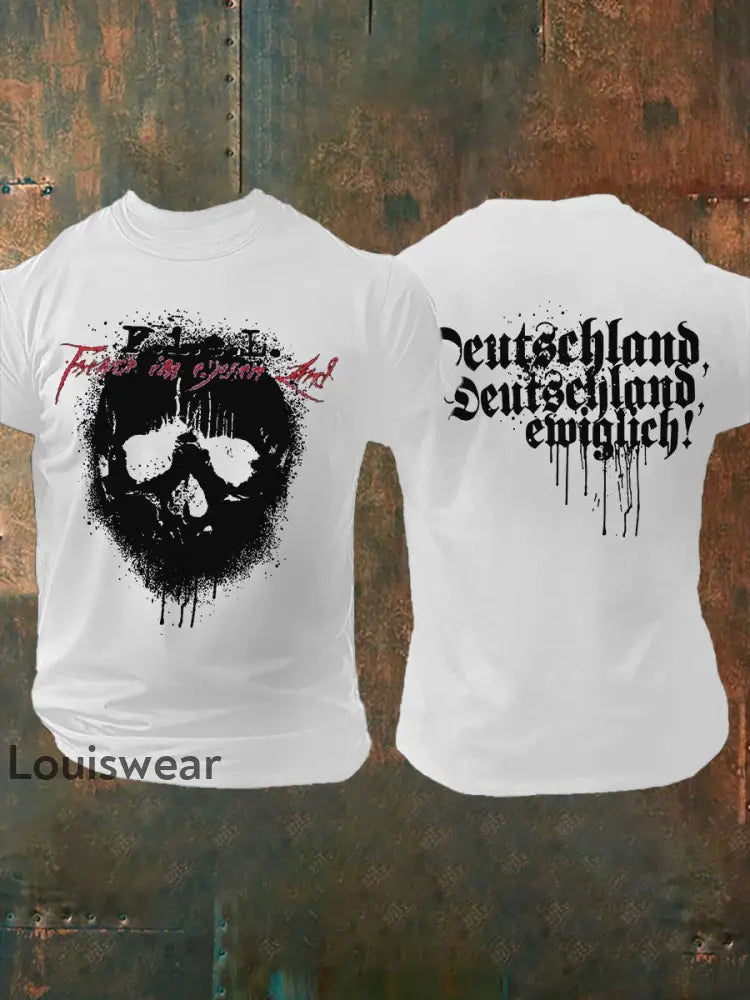 Deutschland T-Shirt für Männer Weiß / S