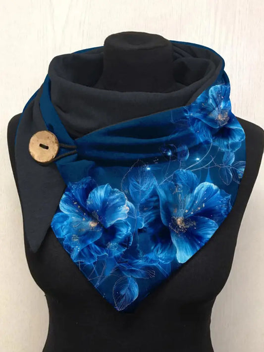 Flower Art Casual Scarf Shawl Einheitsgröße Schal