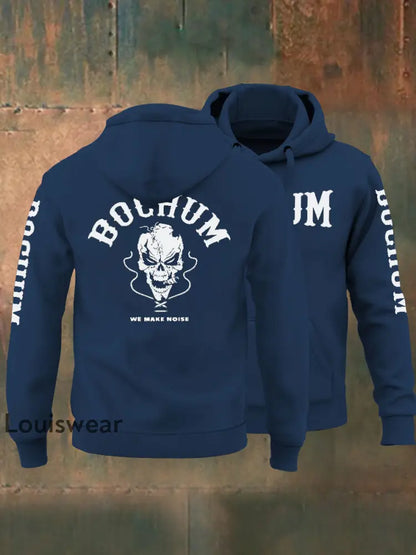 Herren Bochum Wir machen Lärm Hoodie Blau / S Sweatshirt