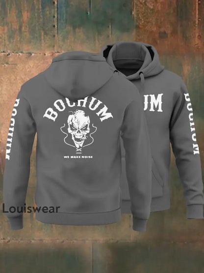 Herren Bochum Wir machen Lärm Hoodie Grau / S Sweatshirt