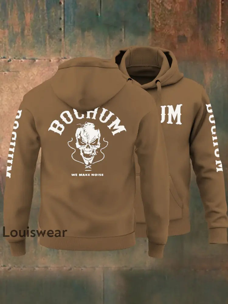 Herren Bochum Wir machen Lärm Hoodie Khaki / S Sweatshirt