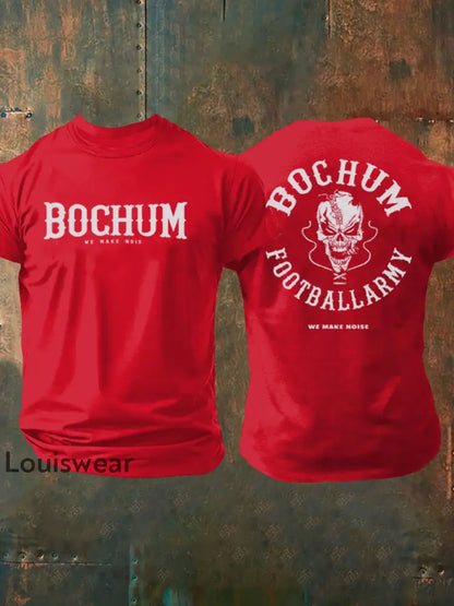 Herren Bochum Wir machen Lärm T-Shirt reines Rot / S