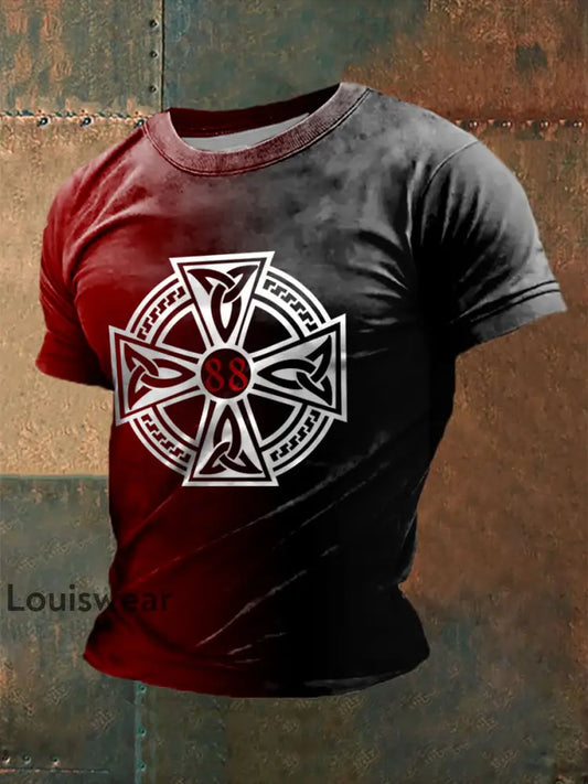 Herren Celtic 88 Krawatte Farbstoff Bedrucktes Kurzarm T-Shirt als bild / S