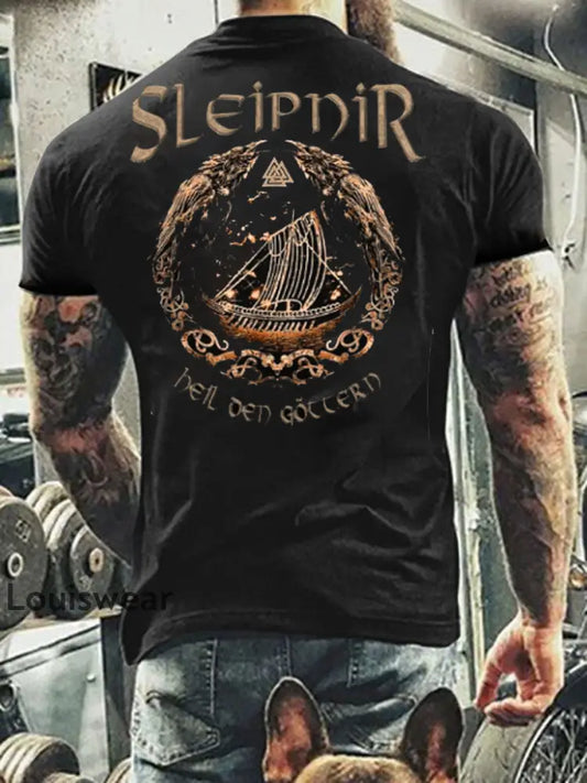Herren Deutschland bedrucktes lässiges T-Shirt A / S