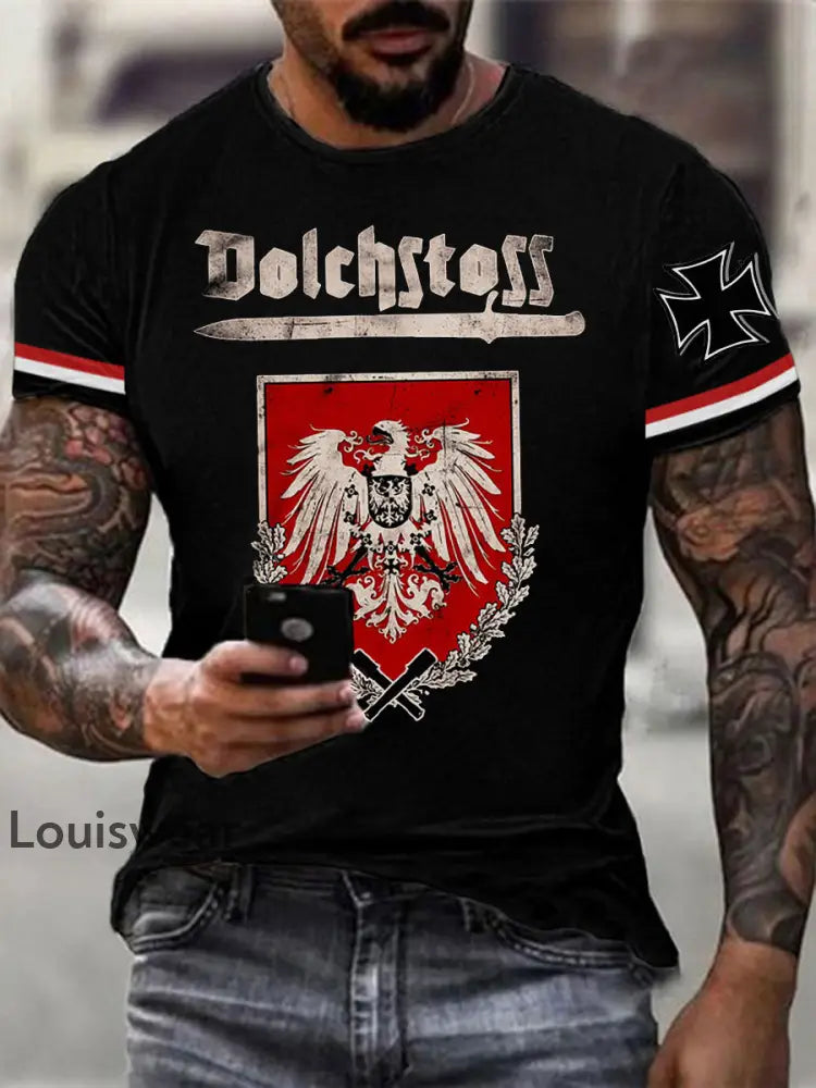 Herren Deutschland Ewig lebt der Toten Taten ruhm T-Shirt