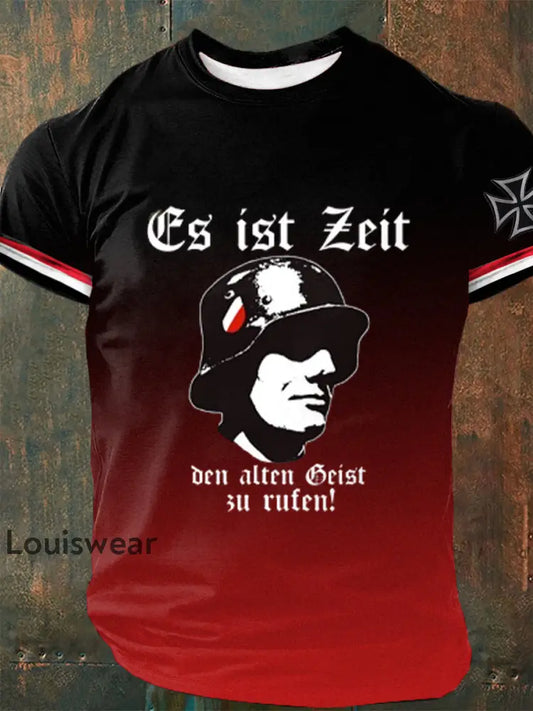 Herren Es wird Zeit die alten Geister zu rufen! Bedrucktes Kurzarm-T-Shirt als bild / S
