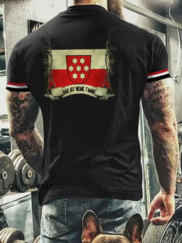 Herren T-Shirt Meine Fahne Thü ringen