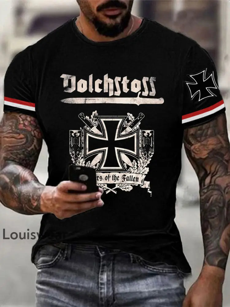 Herren-T-Shirt mit Eisernen Kreuz