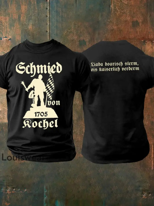 Herren-T-Shirt Schmied von Kochel Schwarz / S