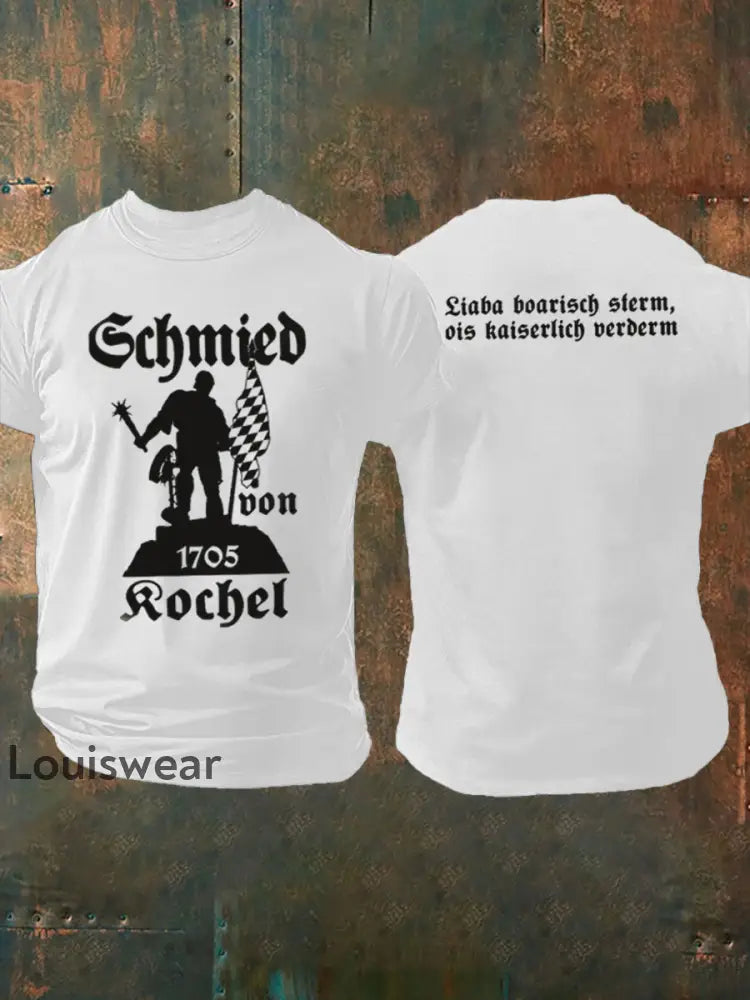 Herren-T-Shirt Schmied von Kochel Weiß / S