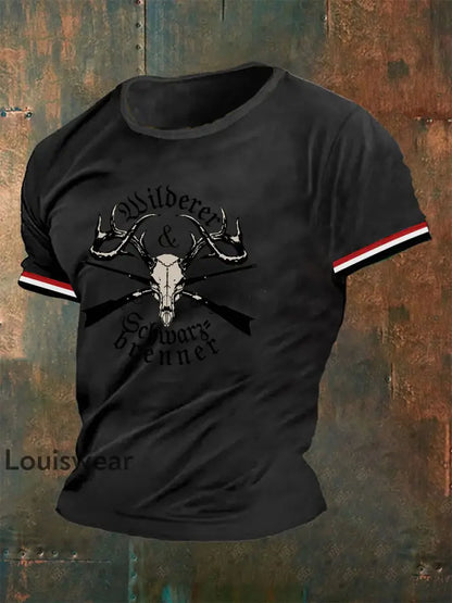 Herren-T-Shirt Wilderer Schwarz brenner Schwarz / S