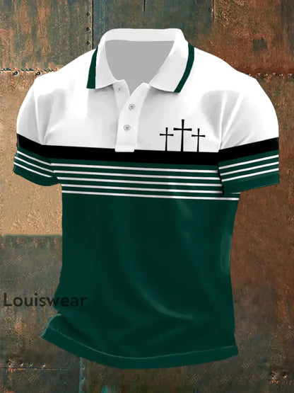 Kurzarm-Polos hirt für Männer Dunkelgrün / S