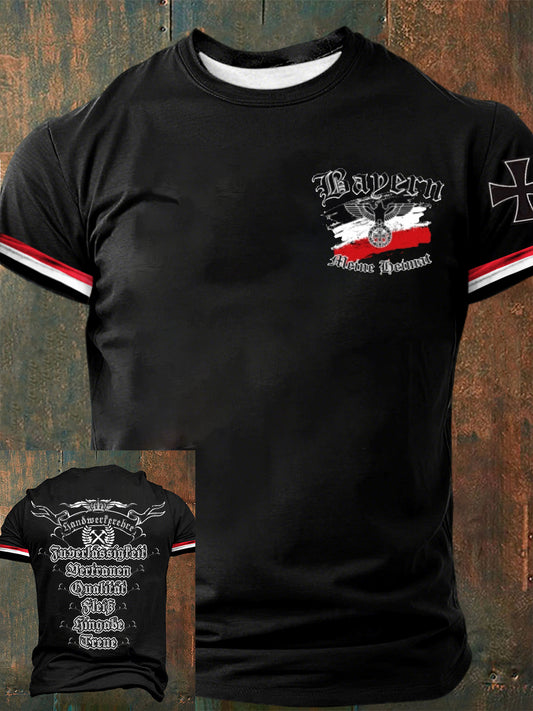Deutsches Kunstdruck-T-Shirt für Männer