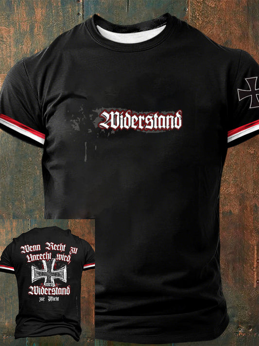 Deutsches Kunstdruck-T-Shirt für Männer