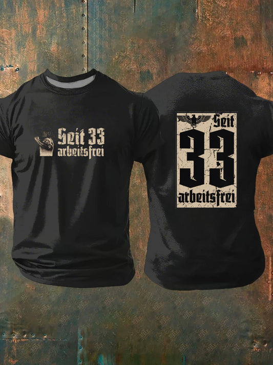 Deutsches Kunstdruck-T-Shirt für Männer