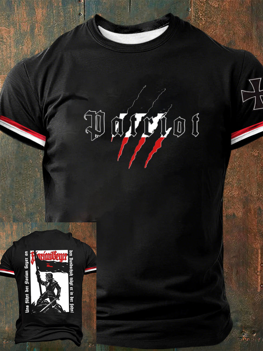 Deutsches Kunstdruck-T-Shirt für Männer