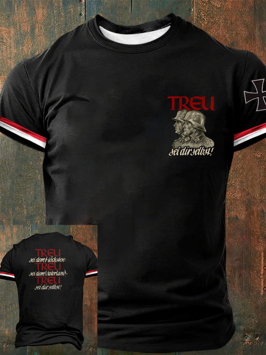 Deutsches Kunstdruck-T-Shirt für Männer