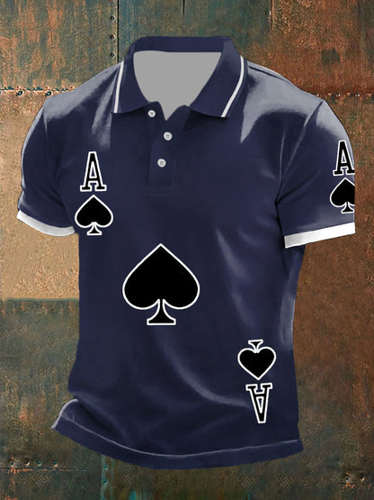 Texas Hold'em Ace of Pides-Tops für Männer