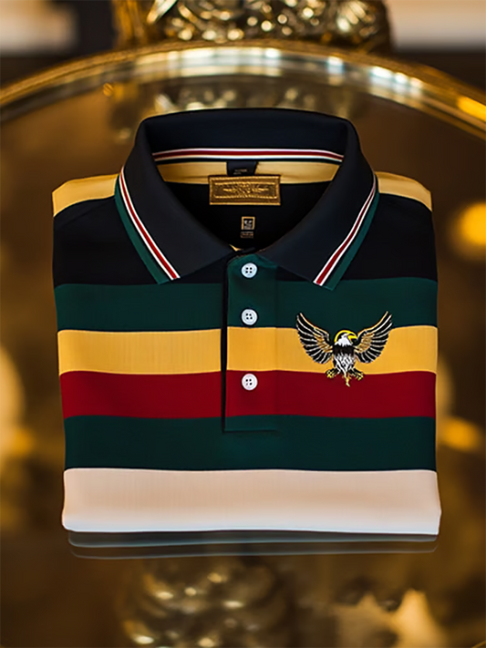 Herren Deutschland Business Lässiges Kurzarm-Shirt