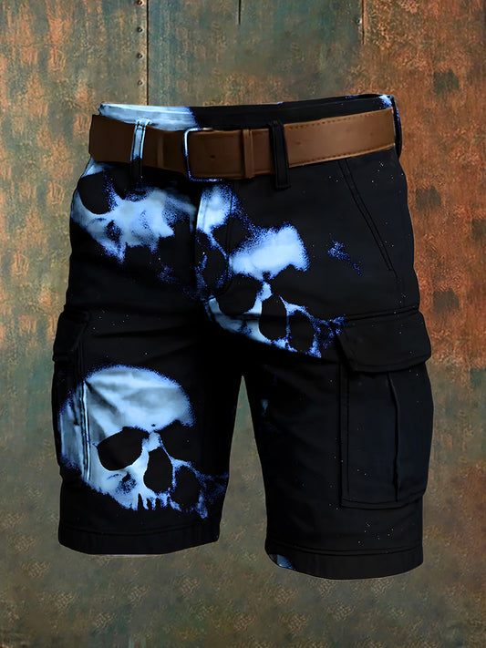 Herren Retro Urlaub Business Art Print Freizeit shorts