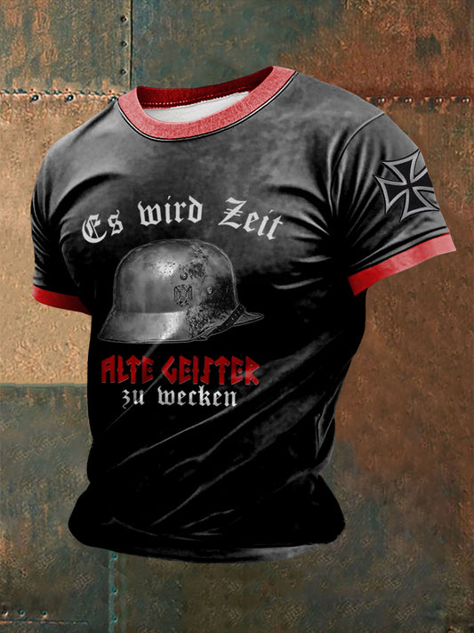 Herren Es wird Zeit die alten Geister zu rufen! Bedrucktes Kurzarm-T-Shirt