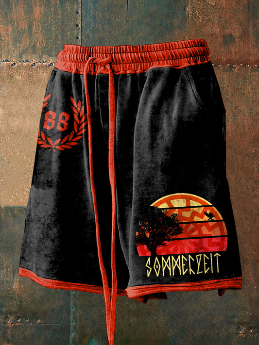Herren Sommer zeit bedruckte Shorts