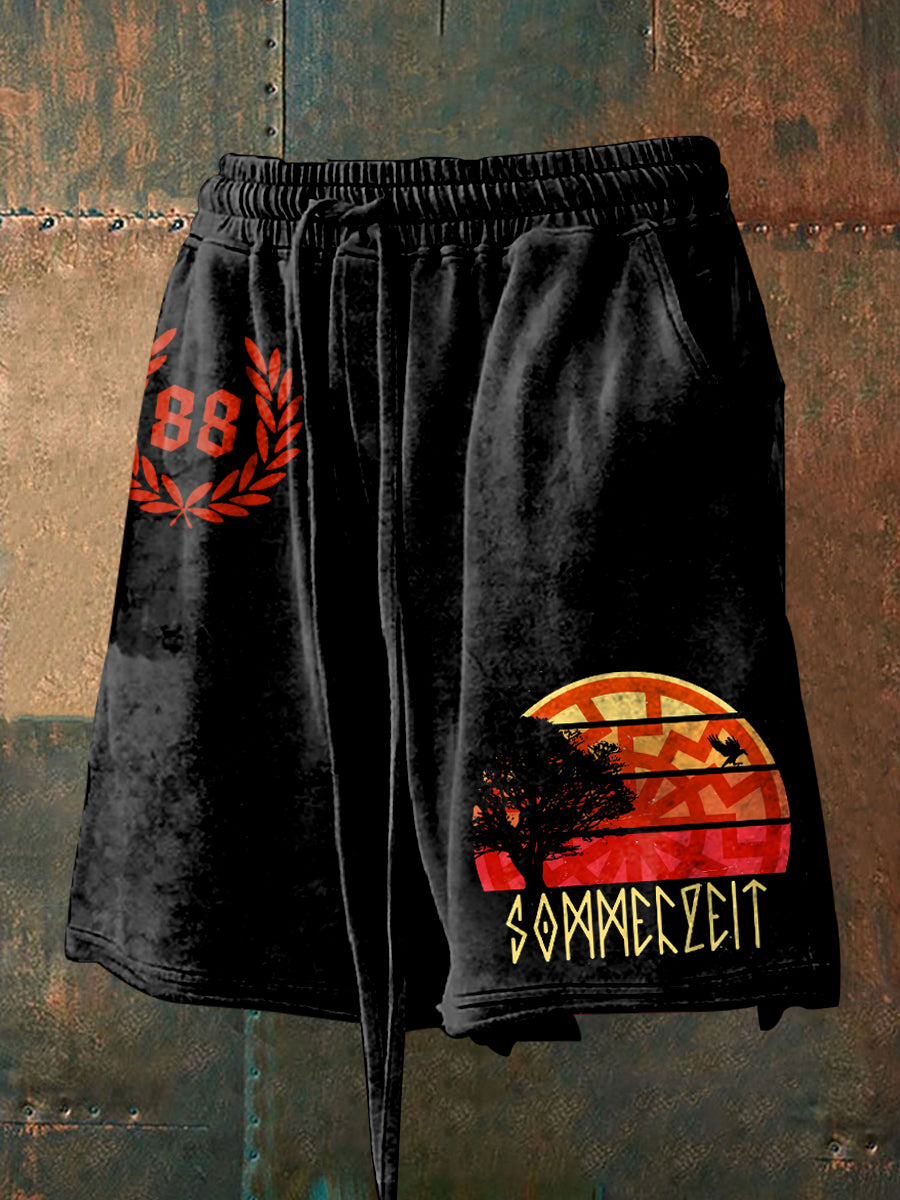 Herren Sommer zeit bedruckte Shorts