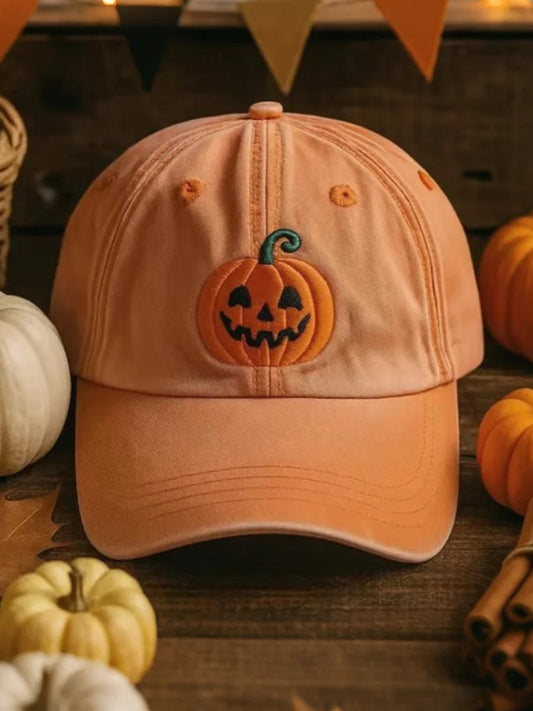 Unisex Halloween Herbstsaison Kürbis druck Hut