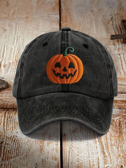 Unisex Halloween Herbstsaison Kürbis druck Hut