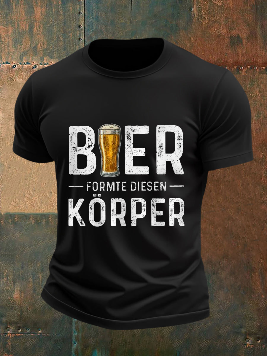 Herren Bier liebhaber Casual T-Shirt