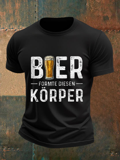 Herren Bier liebhaber Casual T-Shirt