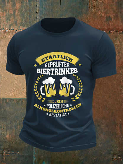 Herren Bier liebhaber Casual T-Shirt