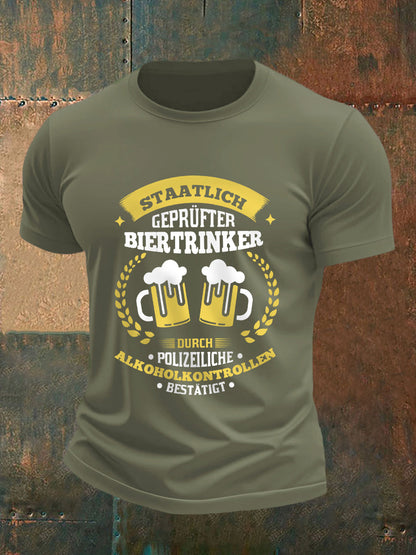 Herren Bier liebhaber Casual T-Shirt