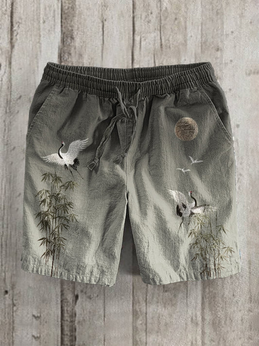 Japanische Kunst bedruckte Shorts für Männer