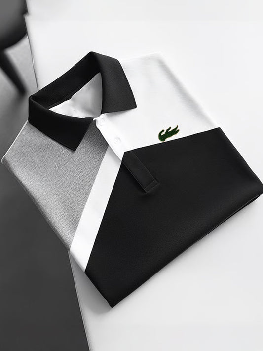Herren Vintage Holiday Business Casual Polo Shirt