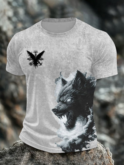 Bedrucktes T-Shirt für Herren Viking