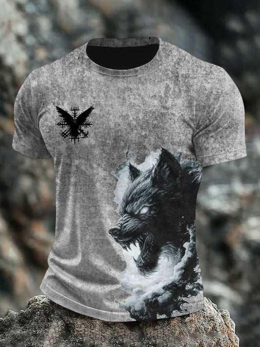 Bedrucktes T-Shirt für Herren Viking