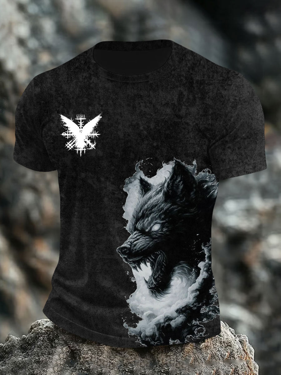 Bedrucktes T-Shirt für Herren Viking