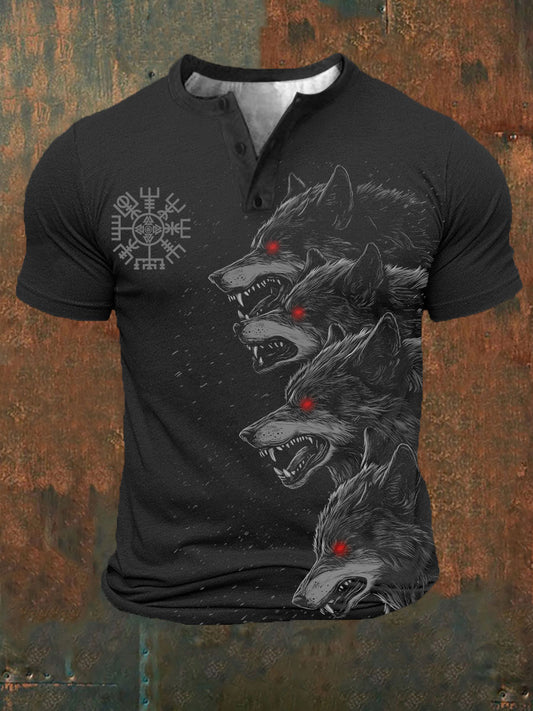 Herren Viking Wolf T-Shirt